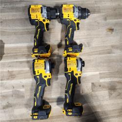 HOUSTON LOCATION - AS-IS DEWALT 4 TOOL COMBO KIT W/ (2) BATTERY & CHARGER