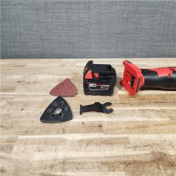 HOUSTON LOCATION - AS - IS Milwaukee 18V Lithium-Ion Cordless Oscillating Multi-Tool W/ BATTERY