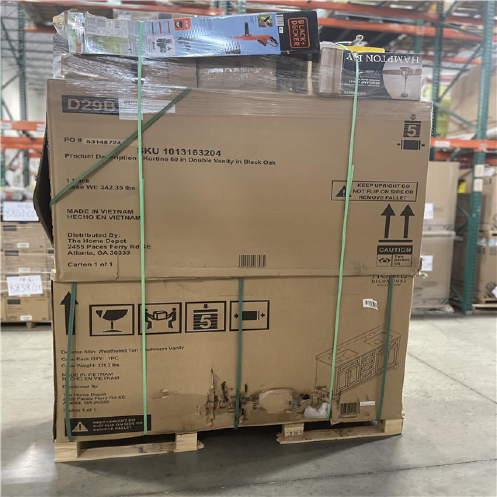 DALLAS LOCATION- AS-IS HOME IMPROVEMENT PALLET