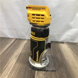 AS-IS DEWALT 20V MAX XR Cordless Brushless Fixed Base Compact Router (Tool Only)