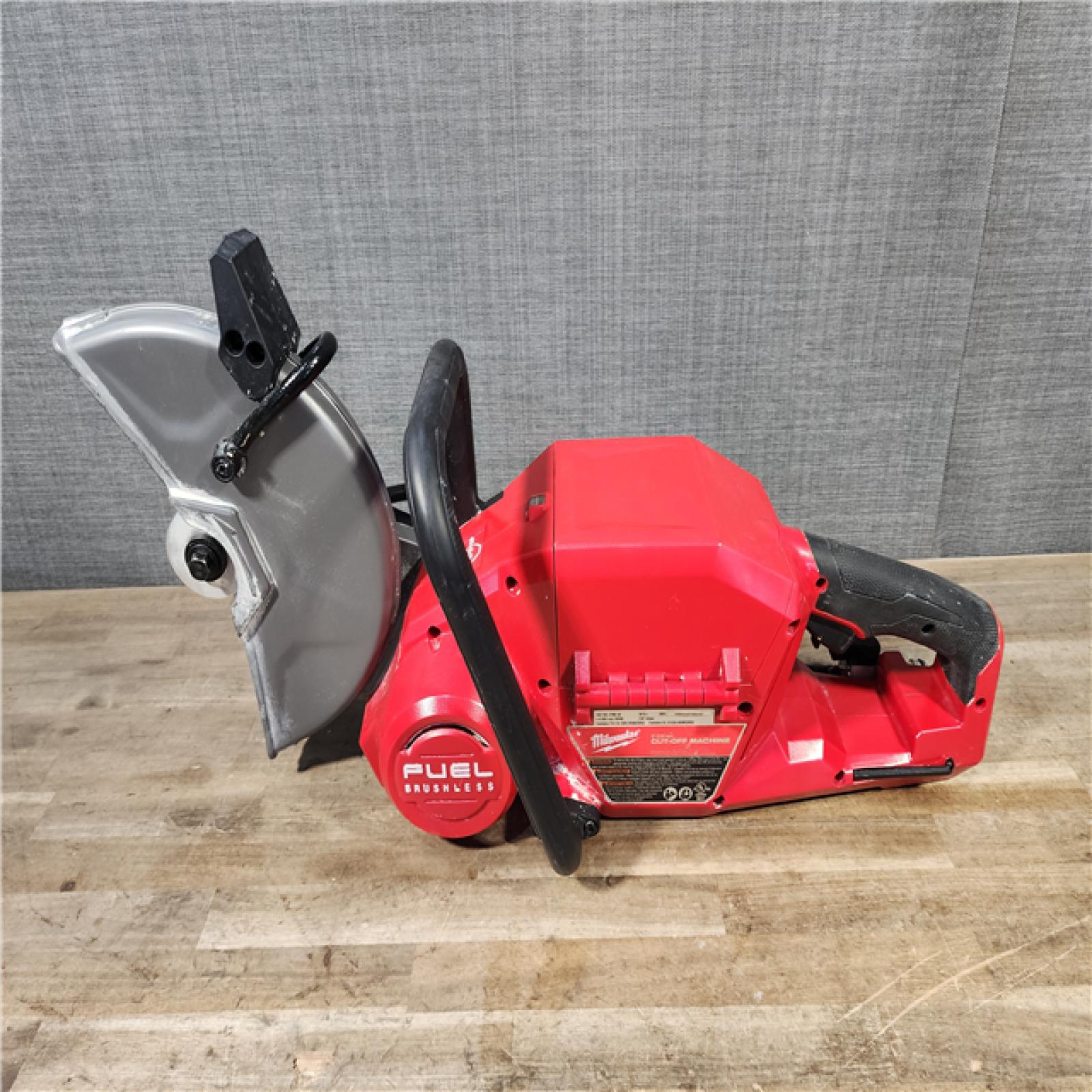 HOUSTON LOCATION - AS-IS Milwaukee M18 FUEL 9 Cut-Off Saw with ONE-KEY (TOOL ONLY)