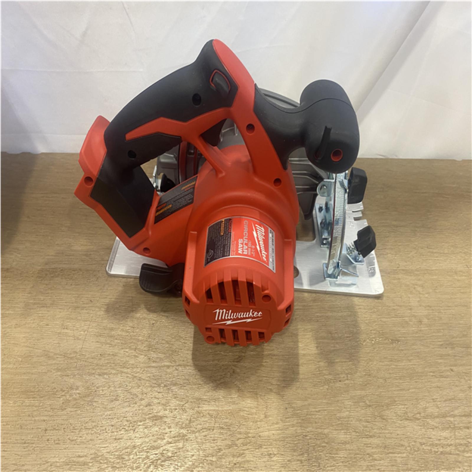 AS-IS Milwaukee 18V Lithium-Ion Cordless 6-1/2 in. Circular Saw (Tool-Only)