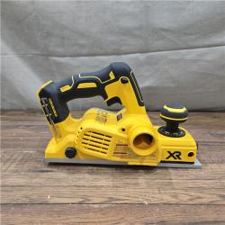 AS-IS DEWALT 20-Volt MAX XR Lithium-Ion Cordless Brushless 3-1/4 in. Planer (Tool-Only)