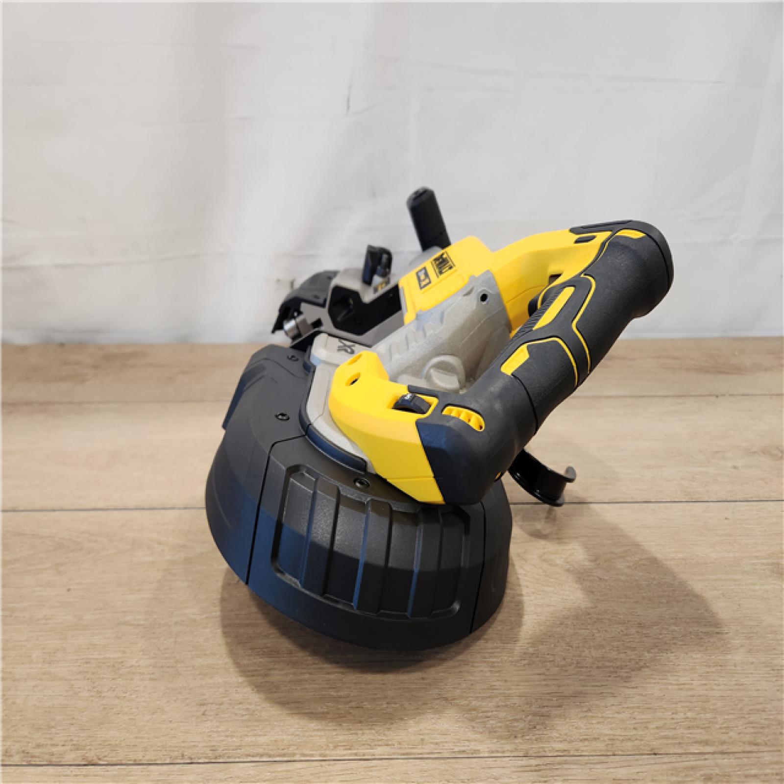 AS-IS- DEWALT 20-Volt MAX Lithium-Ion Cordless Brushless Deep Cut Band Saw (Tool-Only)