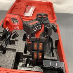 AS-IS - Milwaukee M12 12-Volt Lithium-Ion Cordless Green 250 ft. 3-Plane Laser Level Kit