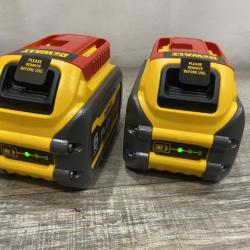 AS-IS DEWALT FLEXVOLT 20V/60V MAX Lithium-Ion 6.0Ah Battery Pack (2 Pack)