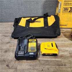 HOUSTON LOCATION - AS-IS DeWalt 20V 16 Gauge Cordless Angled Finish Nailer Kit W/ 2Ah Battery