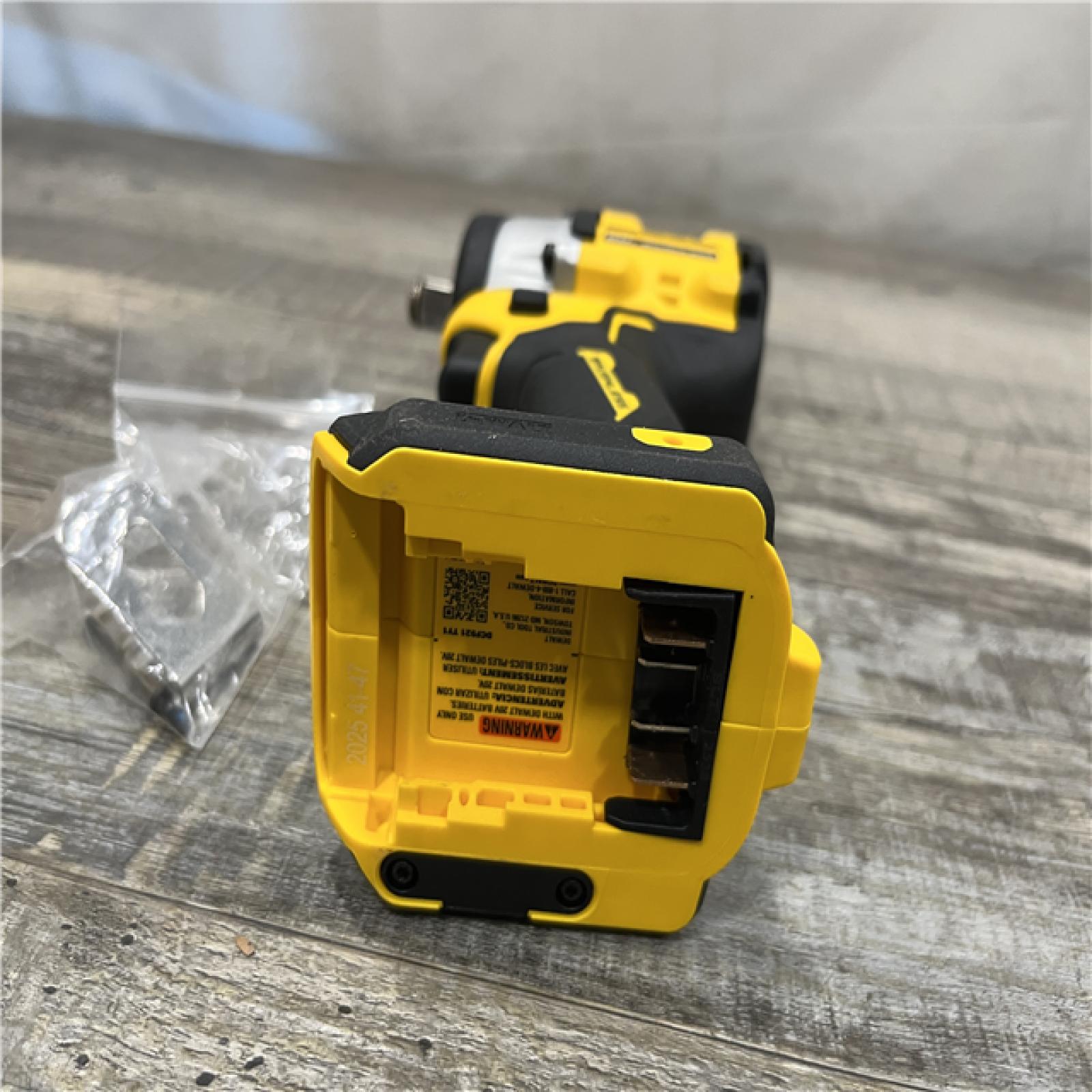 AS-IS DEWALT ATOMIC 20V MAX Cordless Brushless 1/2 in. Variable Speed Impact Wrench (Tool Only)