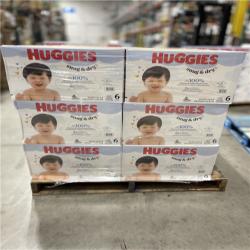DALLAS LOCATION - Huggies Size 6 Diapers  Snug & Dry Baby Diapers PALLET-(30 UNITS)