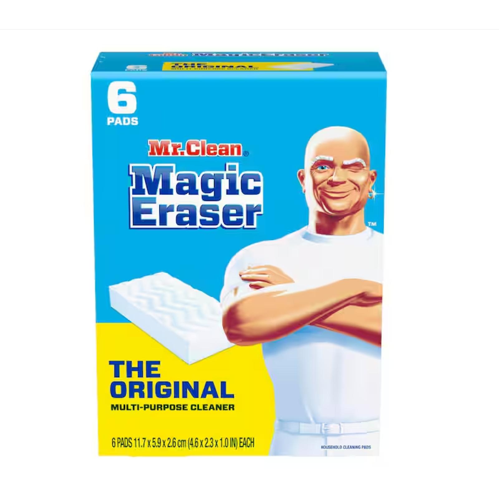 NEW! - Mr. Clean Magic Eraser Sponge (6 Count) PALLET-(600 UNITS)