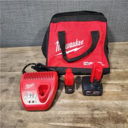 HOUSTON LOCATION - AS-IS Milwaukee FUEL 12-Volt Lithium-Ion Brushless Cordless Hammer Drill and Impact Driver Combo Kit