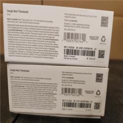 Phoenix AS-IS Google Nest Thermostat - Smart Programmable Wi-Fi Thermostat - (2-Pack)
