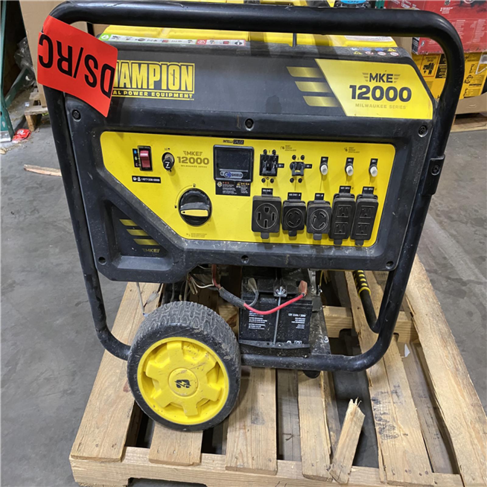 Dallas Location - As-Is Champion Power Equipment 15,000/12,000-Watt Gasoline  Portable Generator