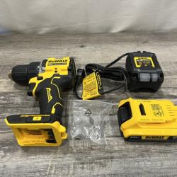 AS-IS DEWALT Atomic 20V Lithium-Ion Cordless Compact 1/2 in. Drill/Driver Kit