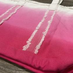 NEW - Victoria’s Secret Ombré Canvas Tote Bag Travel Pink Bag