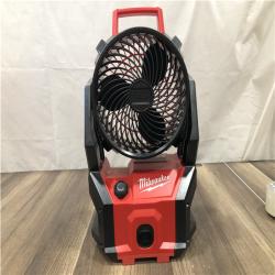 AS-IS Milwaukee 18-Volt Lithium-Ion Brushless Cordless PACKOUT Jobsite Fan (Tool-Only)