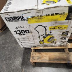 Dallas Location - As-Is Champion Power Equipment 160 MPH 1300 CFM 224 cc Gas Leaf Blower-appear Like New Condition