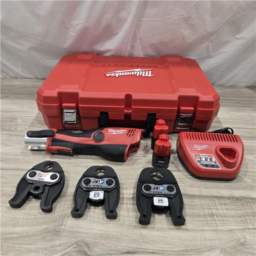 AS-IS MILWAUKEE 12V Force Logic Cordless Press Tool Kit