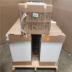 Phoenix AS-IS Mixed Hampton Bay Assembled Base Kitchen Cabinet in Satin White Pallet (4-Cabinets)