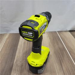 GOOD RYOBI ONE+ HP 18V Brushless Cordless 1/2 in. Hammer Drill Kit with (1) 4.0 Ah High Performance Battery, Charger, and Tool Bag
