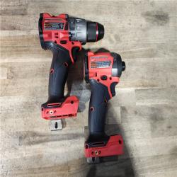 HOUSTON LOCATION - AS-IS (APPEARS LIKE NEW) MILWAUKEE FUEL 18V Lithium-Ion Brushless Cordless Hammer Drill and Impact Driver Combo Kit