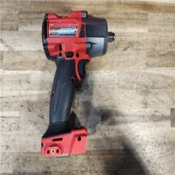 HOUSTON LOCATION - AS-IS Milwaukee M18 18V Fuel 1/2  Mid-Torque Impact Wrench Cordless Lithium-Ion Brushless with Friction Ring 2962-20 (TOOL ONLY)