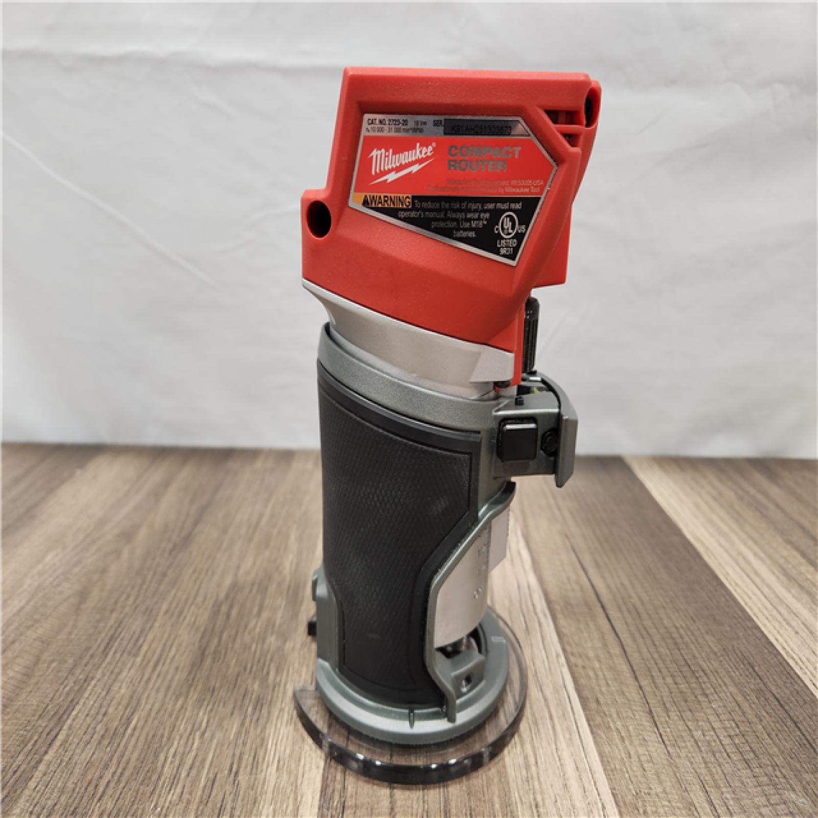 AS-IS- Milwaukee M18 FUEL Compact Router (Tool-Only)