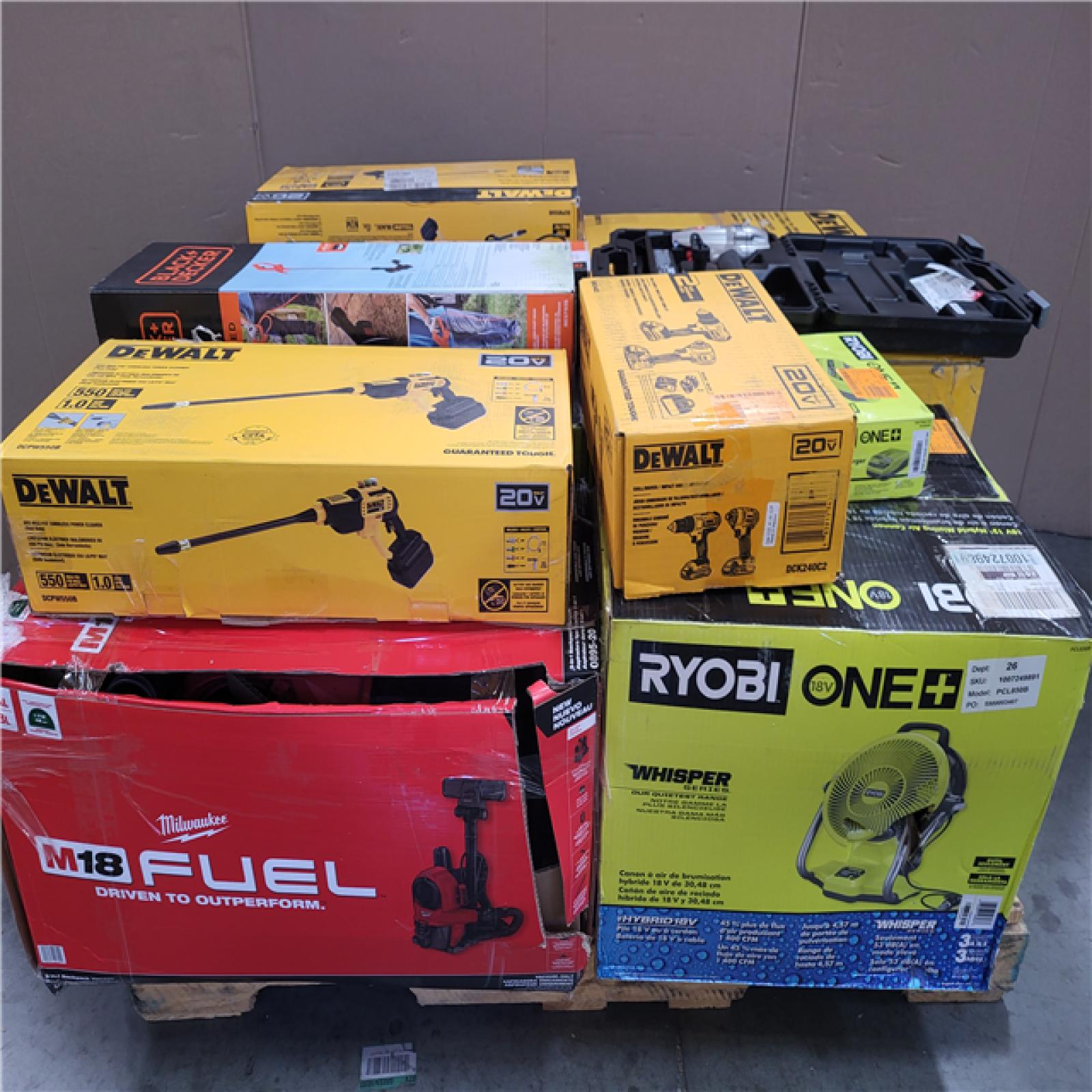 CALIFORNIA AS-IS TOOL PALLET