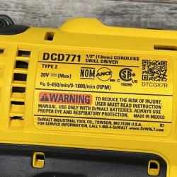 AS-IS DEWALT 20V MAX Cordless Drill/Impact 2 Tool Combo Kit