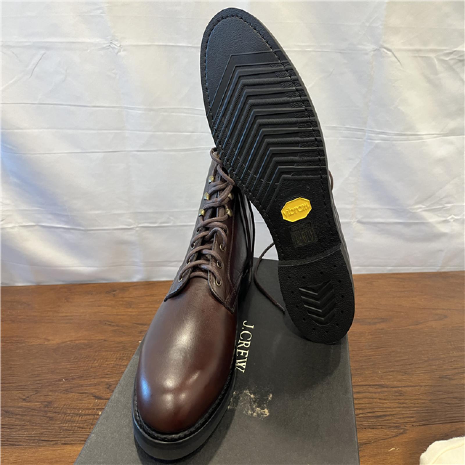 J.Crew Field Boots In English Leather - Brown - SZ 12