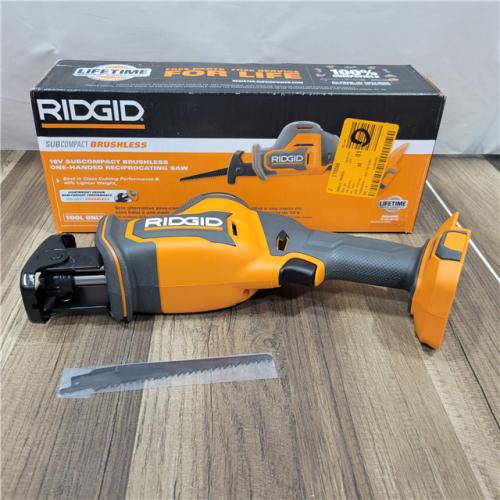 GOOD RIDGID 18V SubCompact Brushless Cordless One-Handed Reciprocating Saw (Tool Only)