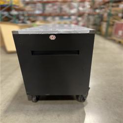 DALLAS LOCATION- AS-IS HUSKY 84 in. W x 24 in. D 18-Drawer Heavy-Duty Mobile Workbench with Stainless Steel Top in Matte Black