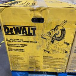 Dallas Location - As-Is DEWALT 15 Amp Corded 12 in. Double Bevel Sliding Compound Miter Saw