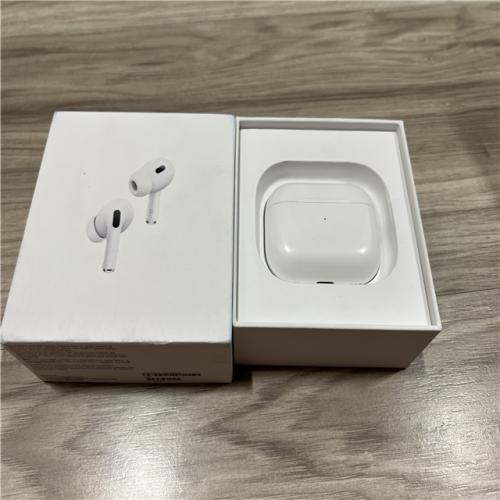 AS-IS Apple AirPods Pro (2nd Generation) with the USB-C MagSafe Charging Case