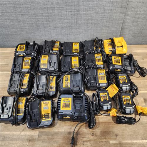 HOUSTON LOCATION - AS-IS DEWALT BATTERY CHARGER PACK QTY - 20
