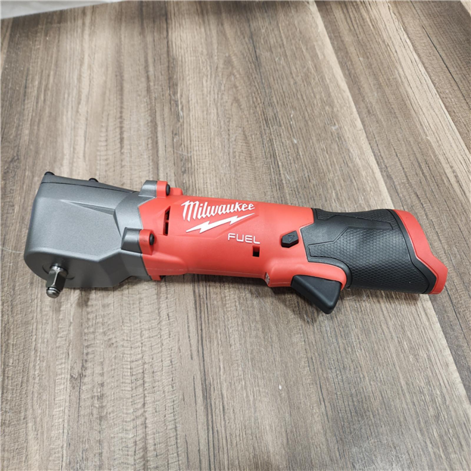 AS-IS- Milwaukee M12 FUEL 12V Lithium-Ion Brushless Cordless 3/8 in. Right Angle Impact Wrench (Tool-Only)