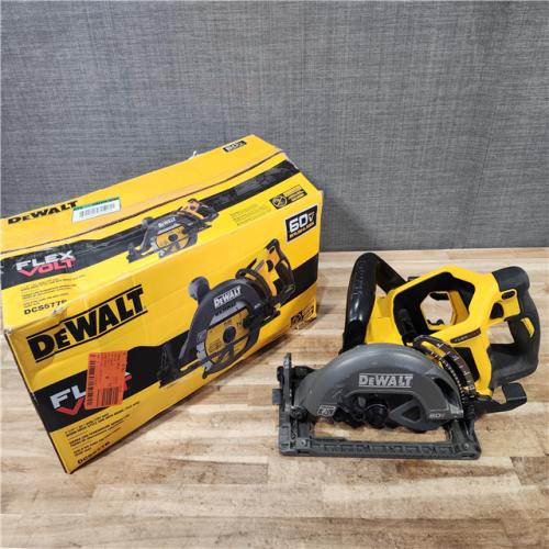 HOUSTON LOCATION - AS-IS DEWALT FLEXVOLT 60V MAX Cordless Brushless 7-1/4 in. Wormdrive Style Circular Saw (Tool Only)