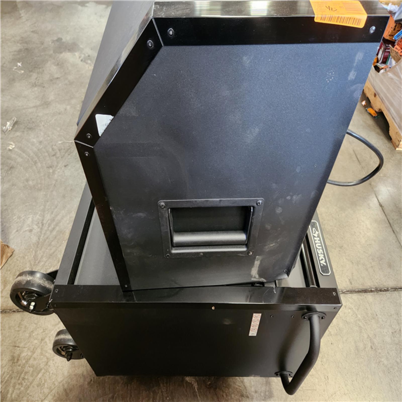 Phoenix AS-IS Husky Tool Storage 52 in. W x 20 in. D Heavy Duty Rolling Tool Chest Combo in Matte Black