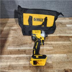 Houston Location AS-IS DeWalt DCF850 18/20V Max ATOMIC 1/4 Inch Cordless Impact Driver (Tool Only) - Yellow