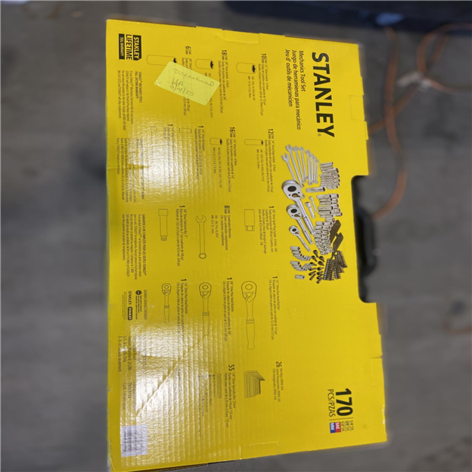 NEW! - Stanley 170 Piece Socket Set