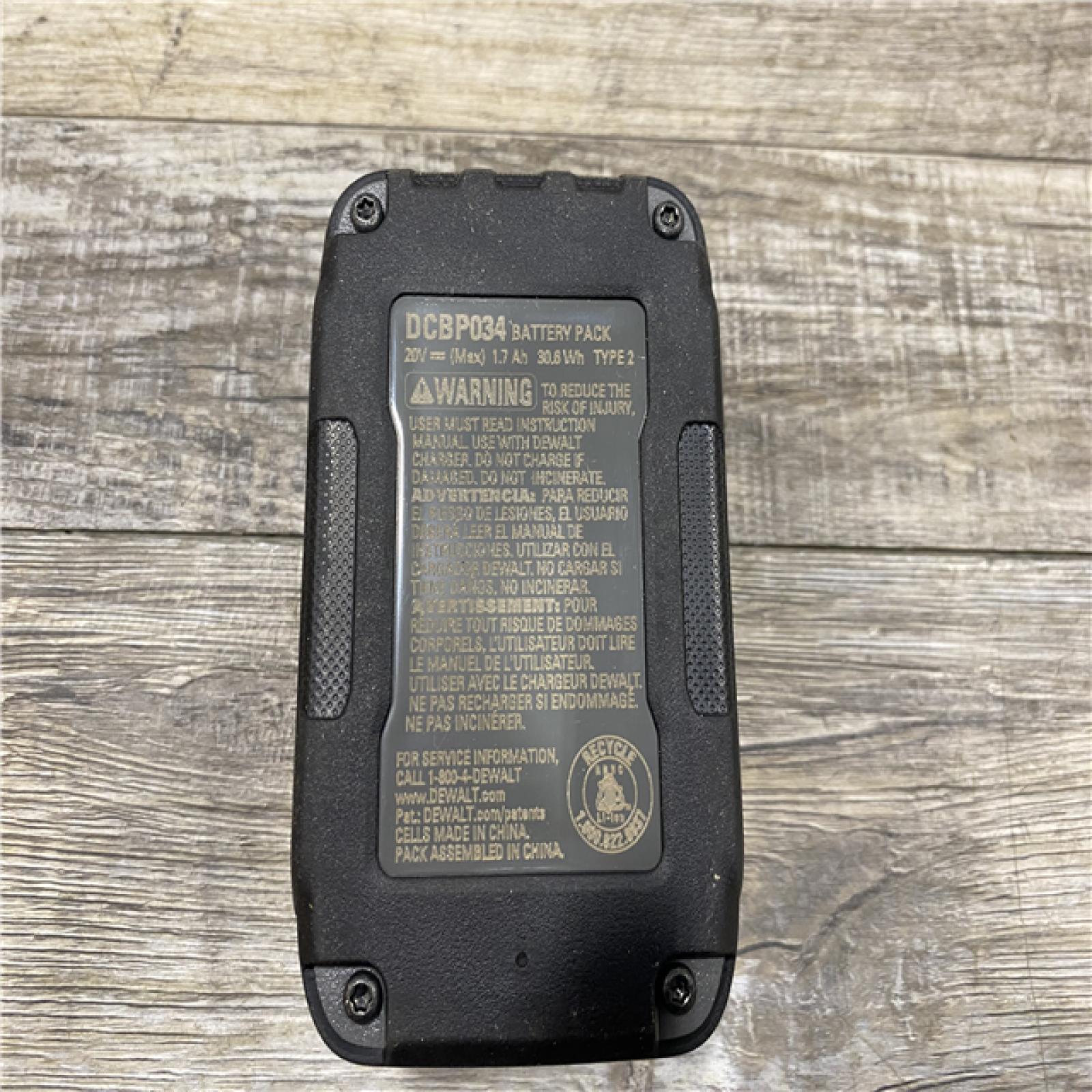 AS-IS DEWALT 20V MAX XR POWERSTACK Lithium-Ion Battery Starter Kit