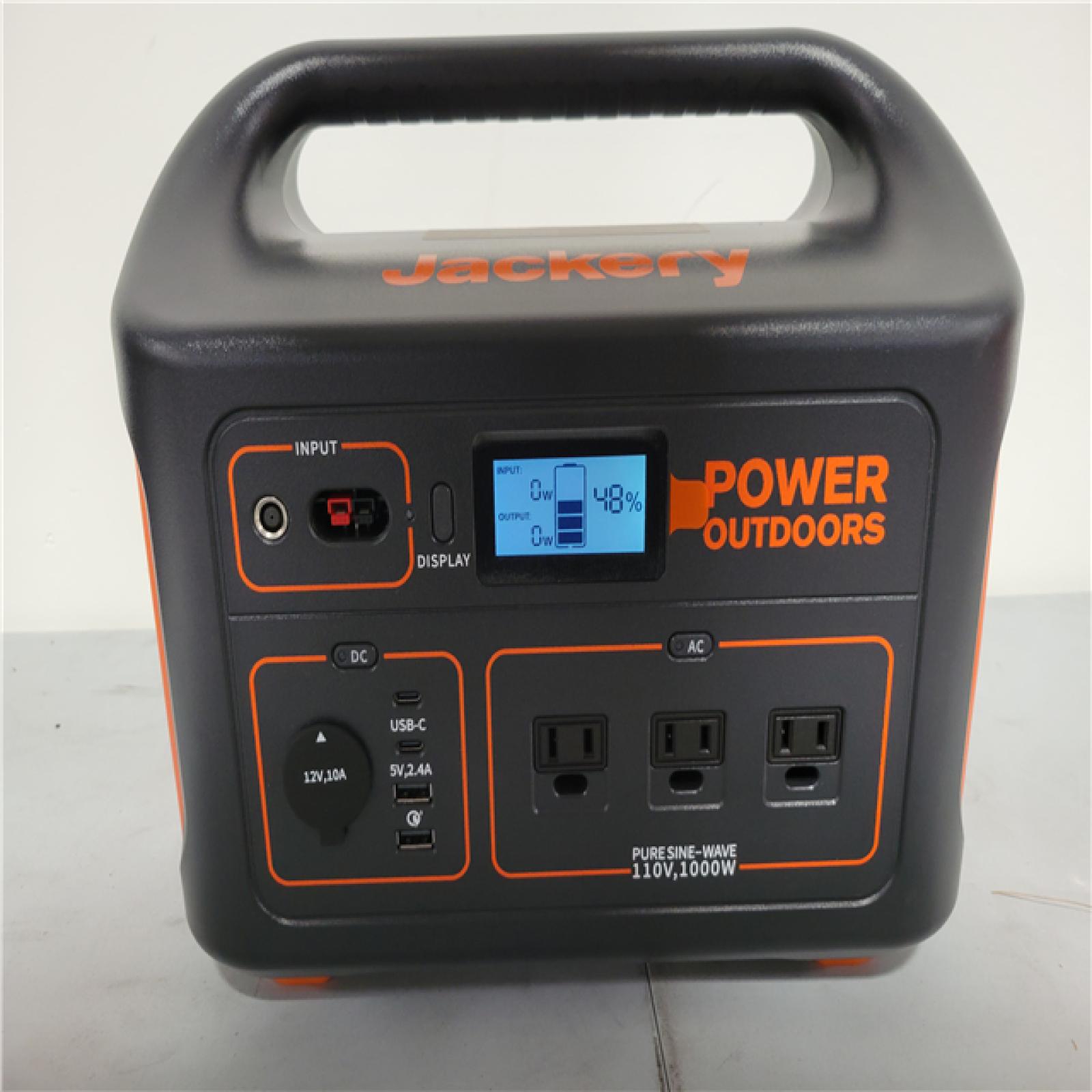 CALIFORNIA NEW JACKERY SOLAR GENERATOR