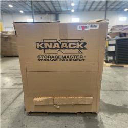 DALLAS LOCATION- AS-IS KNAACK 49 in. W x 30 in. L x 72 in. H  Steel Jobsite Storage Piano Box with Lock