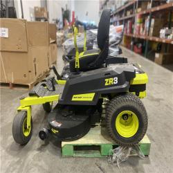 Dallas Location - As-Is RYOBI ZR3 80V HP Brushless Battery Cordless Electric 42 in. Zero Turn Riding Lawn Mower with (2) 14.0 Ah Batteries and Charger