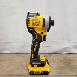AS-IS- DEWALT ATOMIC 20V MAX* Brushless Cordless Compact 1/4 in. Impact Driver Kit