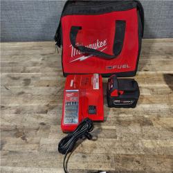 HOUSTON LOCATION - AS-IS Milwaukee M18 1/2 in. Cordless Brushless High Torque Impact Wrench Kit (Battery & Charger)