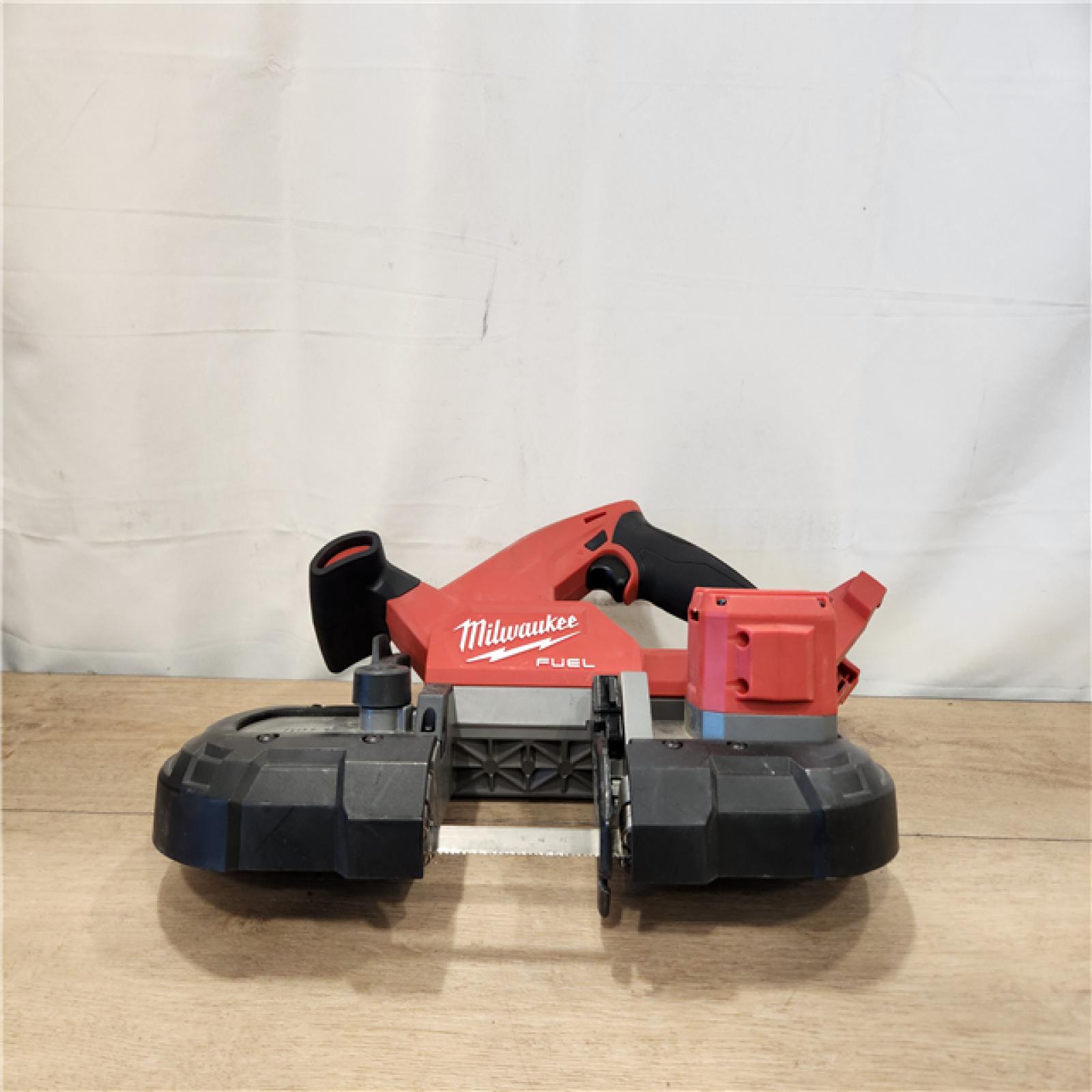 AS-IS- Milwaukee FUEL 18V Lithium-Ion Brushless Cordless Compact Bandsaw (Tool-Only)
