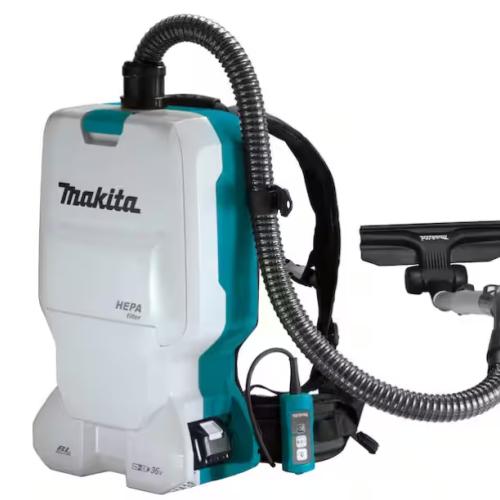 NEW! - Makita 18V X2 LXT Lithium-Ion (36V) Brushless Cordless 1.6 Gal. HEPA Filter Backpack Dry Vacuum Kit  6.0 Ah