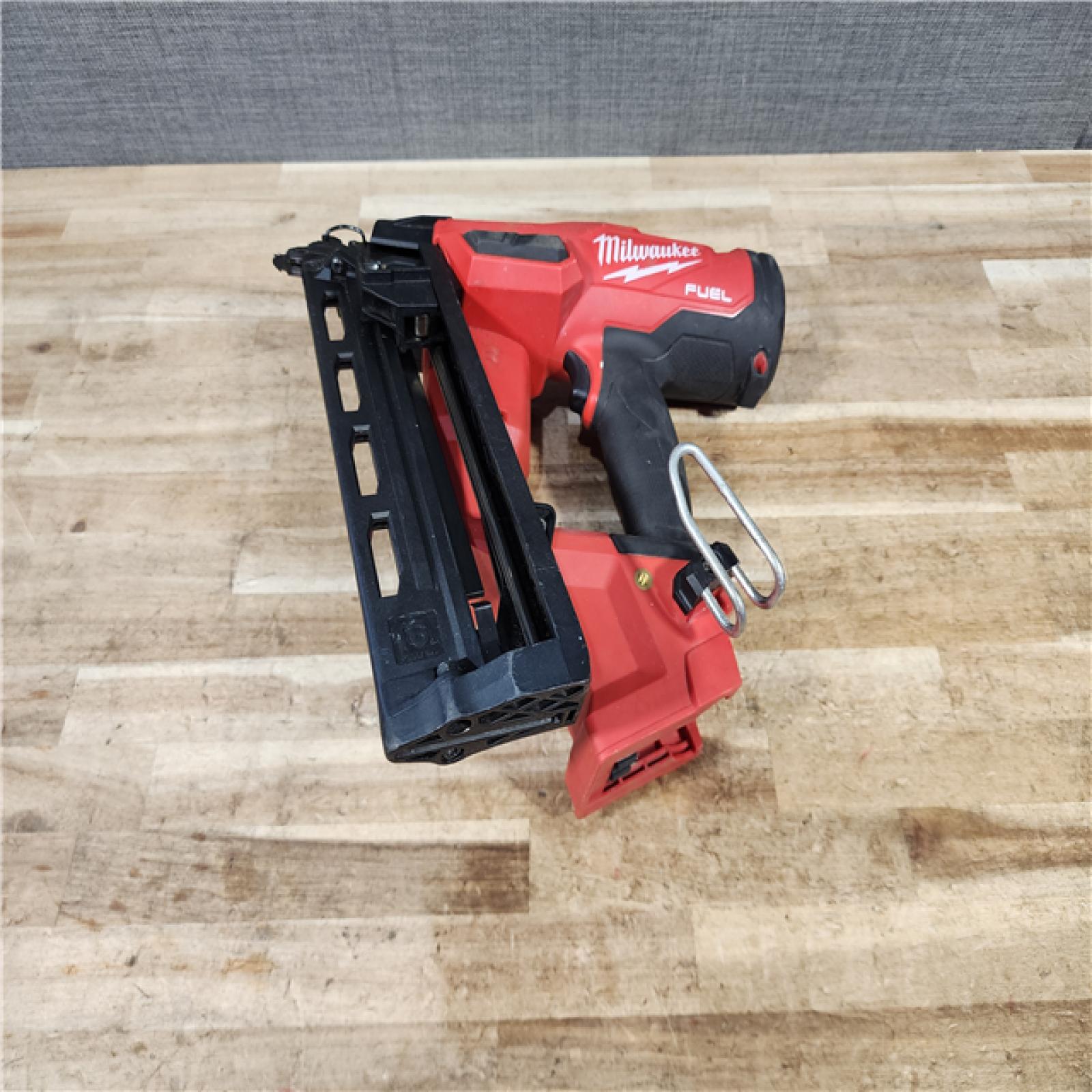 HOUSTON LOCATION - AS - IS Milwaukee FUEL 18-Volt Lithium-Ion Brushless Cordless Gen II 16-Gauge Angled Finish Nailer (Tool-Only)