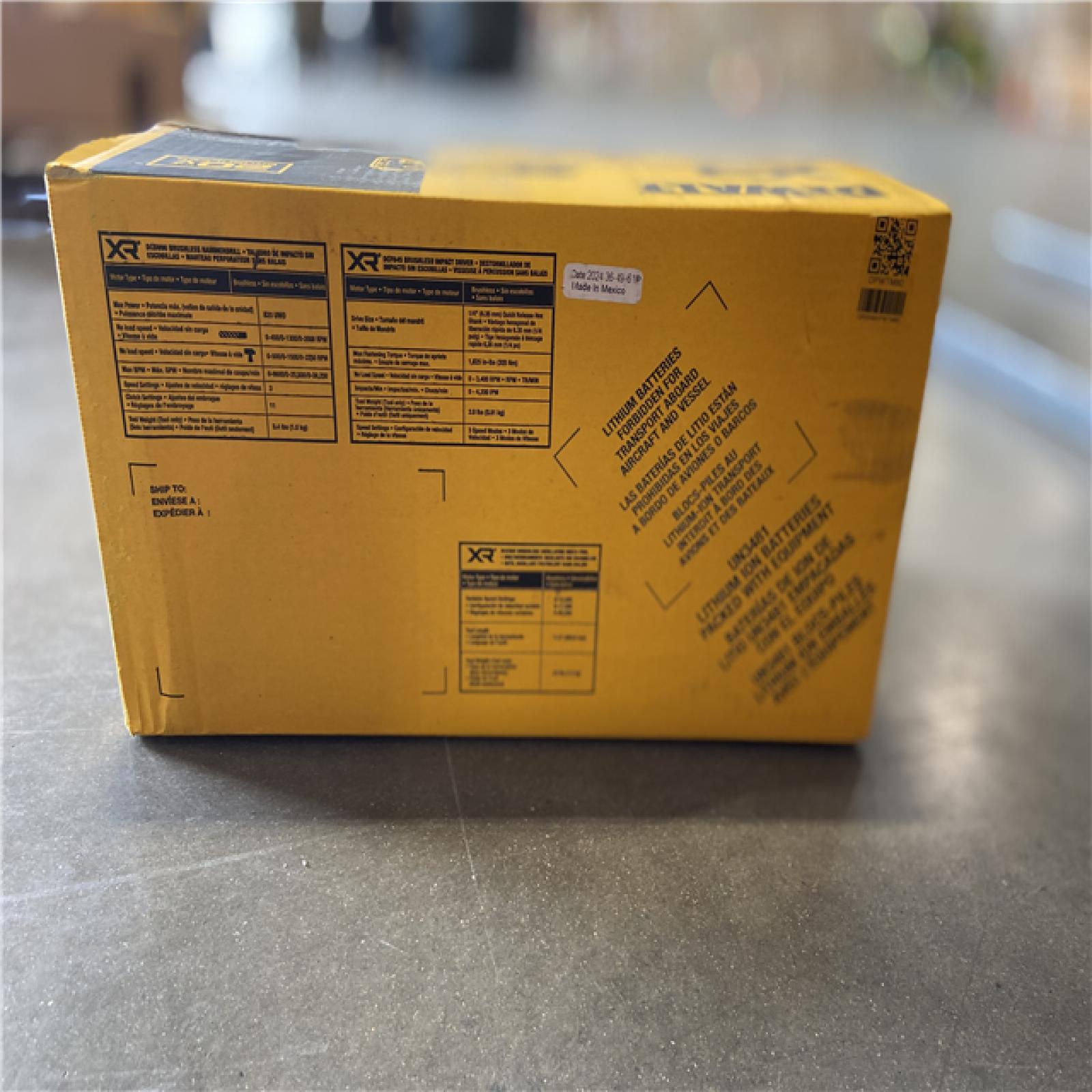 NEW! - Dewalt 20v XR DCK320X1R1 3-Tool Combo Kit FLEXVOLT 9Ah 20V 6Ah battery